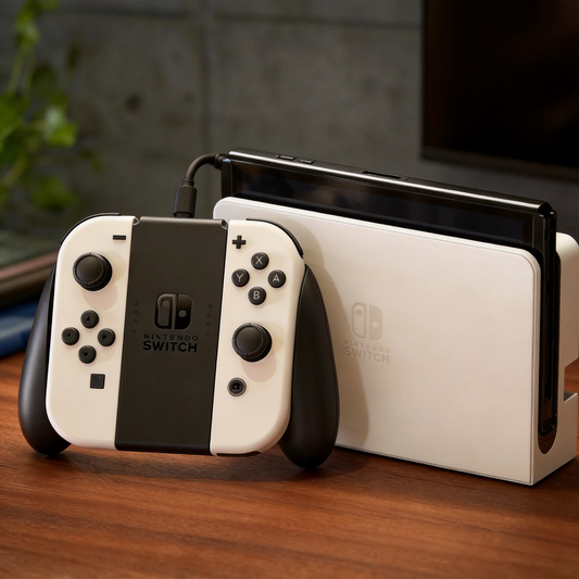 Nintendo Switch Oled avec Joy-Con blancs